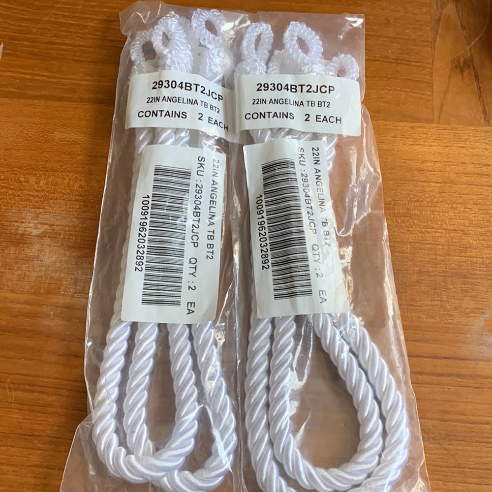 Curtain tie backs